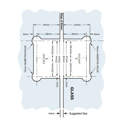 PIN380 hængsel PIN380 hængsel