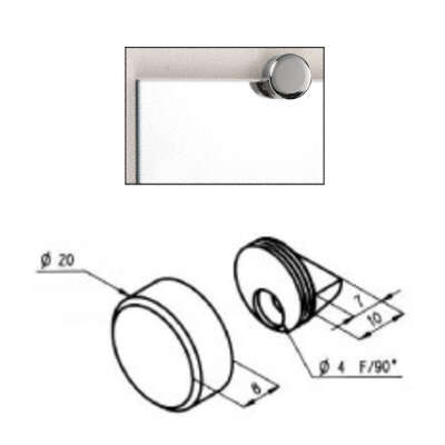 Spejlbeslag 5508 Spejlbeslag 5508