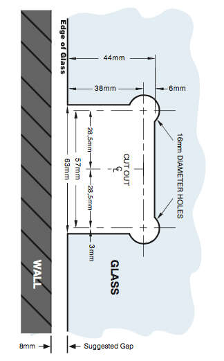 GEN344 hængsel GEN344 hængsel